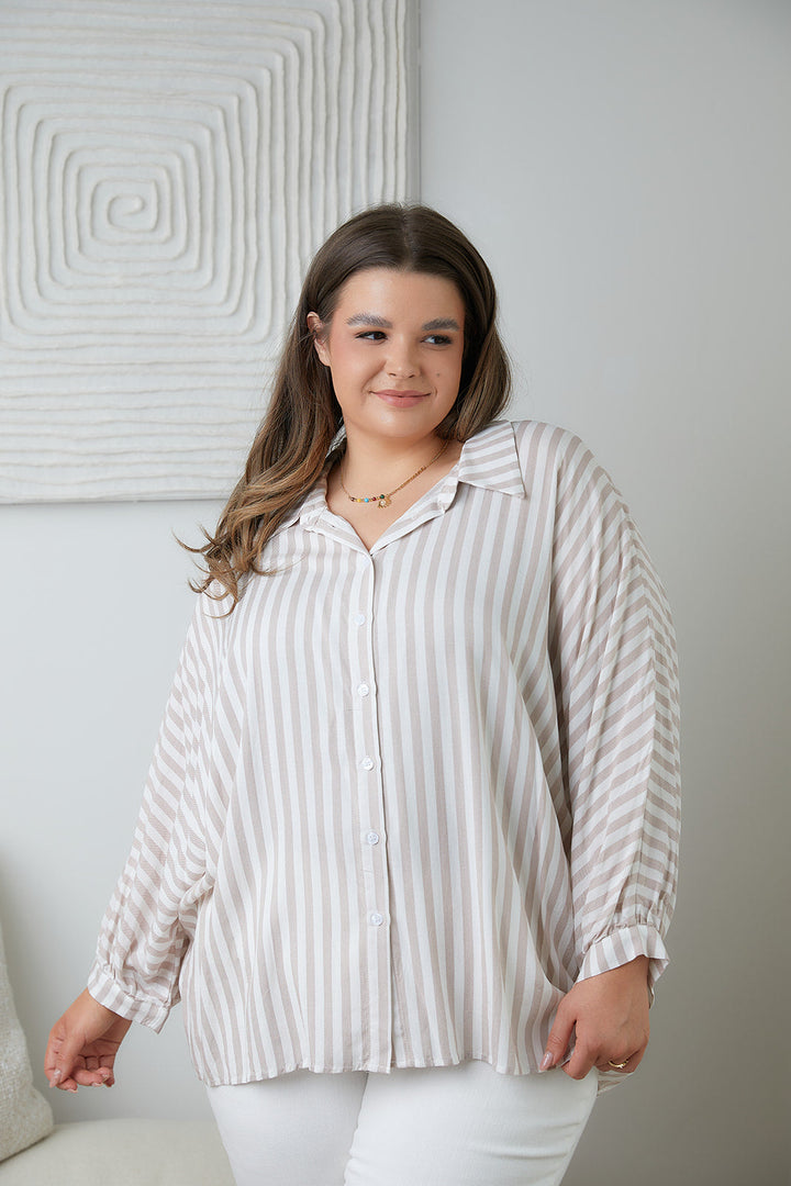 High Standards Striped Button Down!