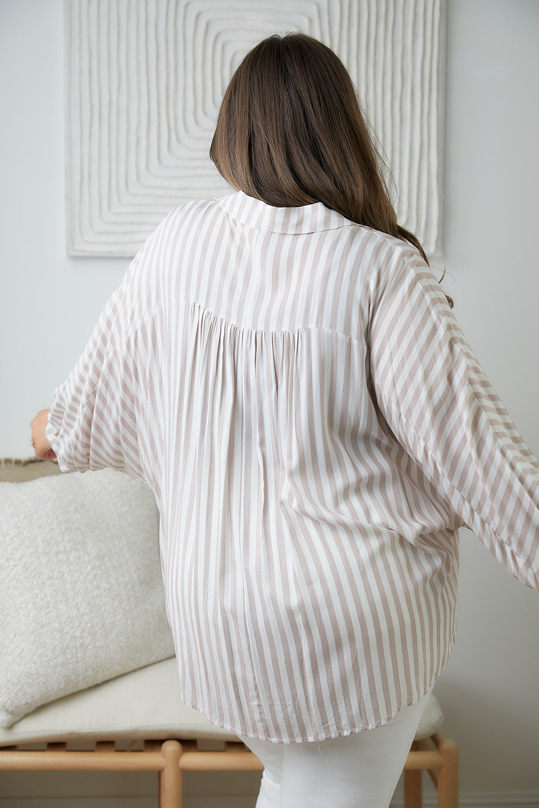 High Standards Striped Button Down!