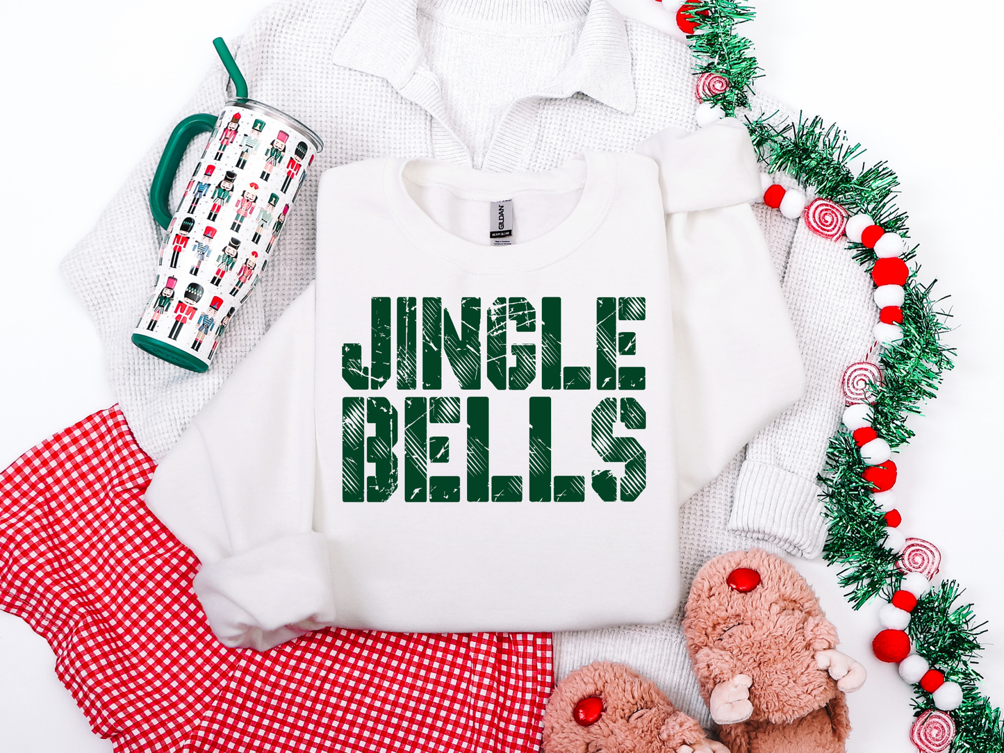 Jingle Bells Graphic Tee and Sweatshirt