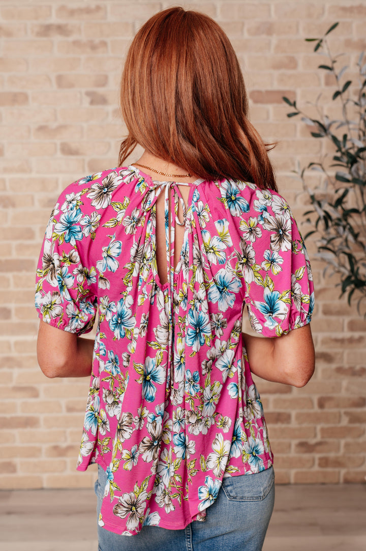 Bloom So Bright Floral Top!