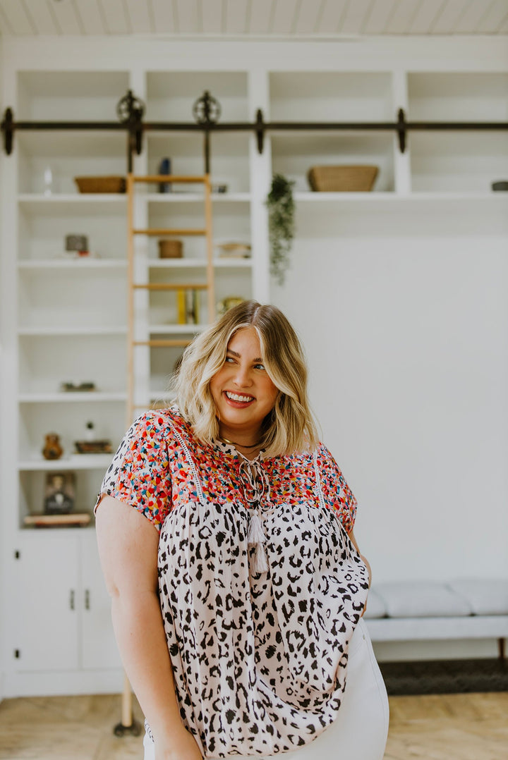 Bohemian Dreams Leopard Top!