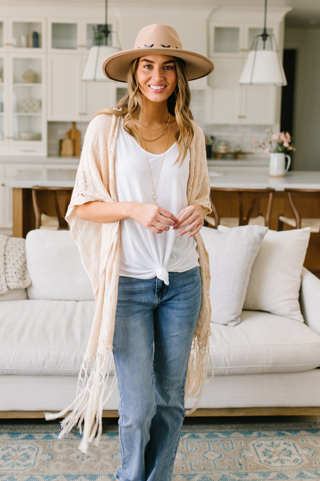 Breezy Air Tee In White!