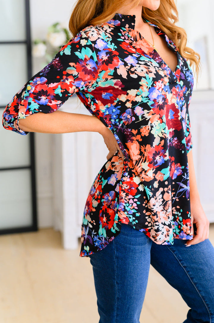 Can't Stop, Won't Stop Floral Top!