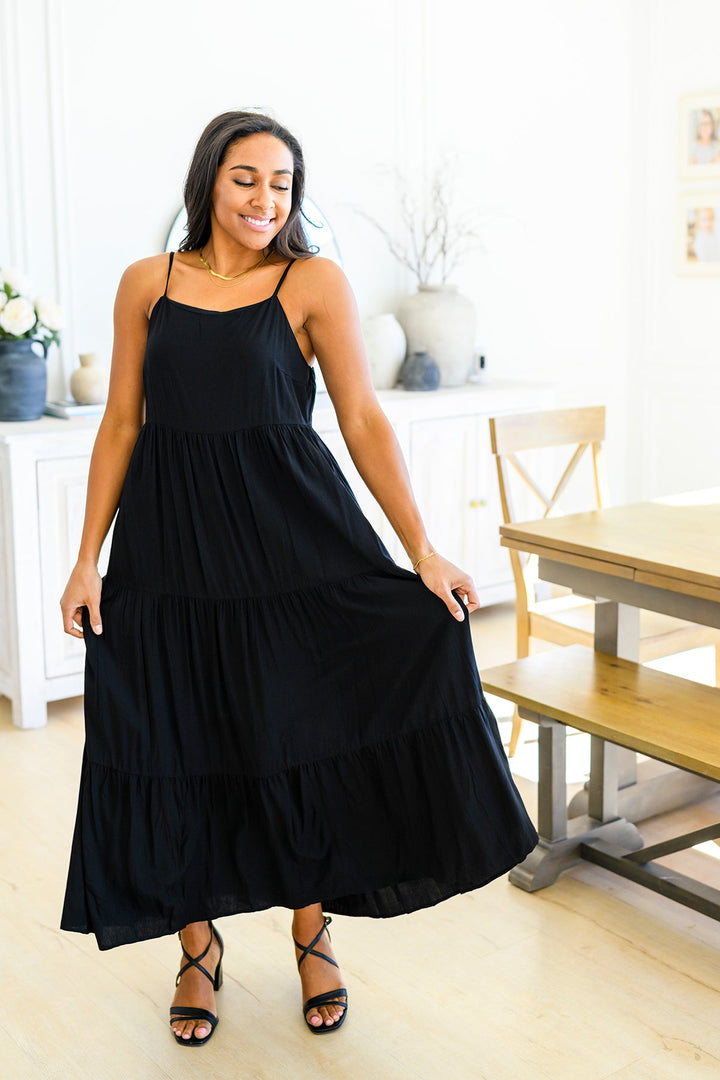 Classically Cool Tiered Maxi Dress!