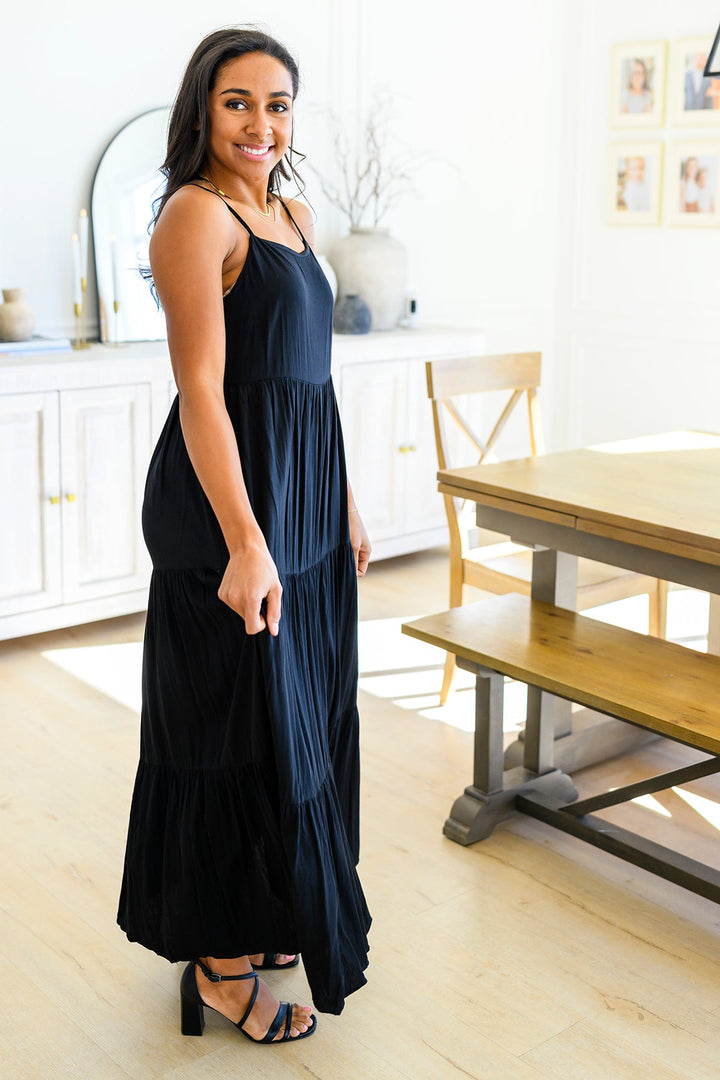 Classically Cool Tiered Maxi Dress!