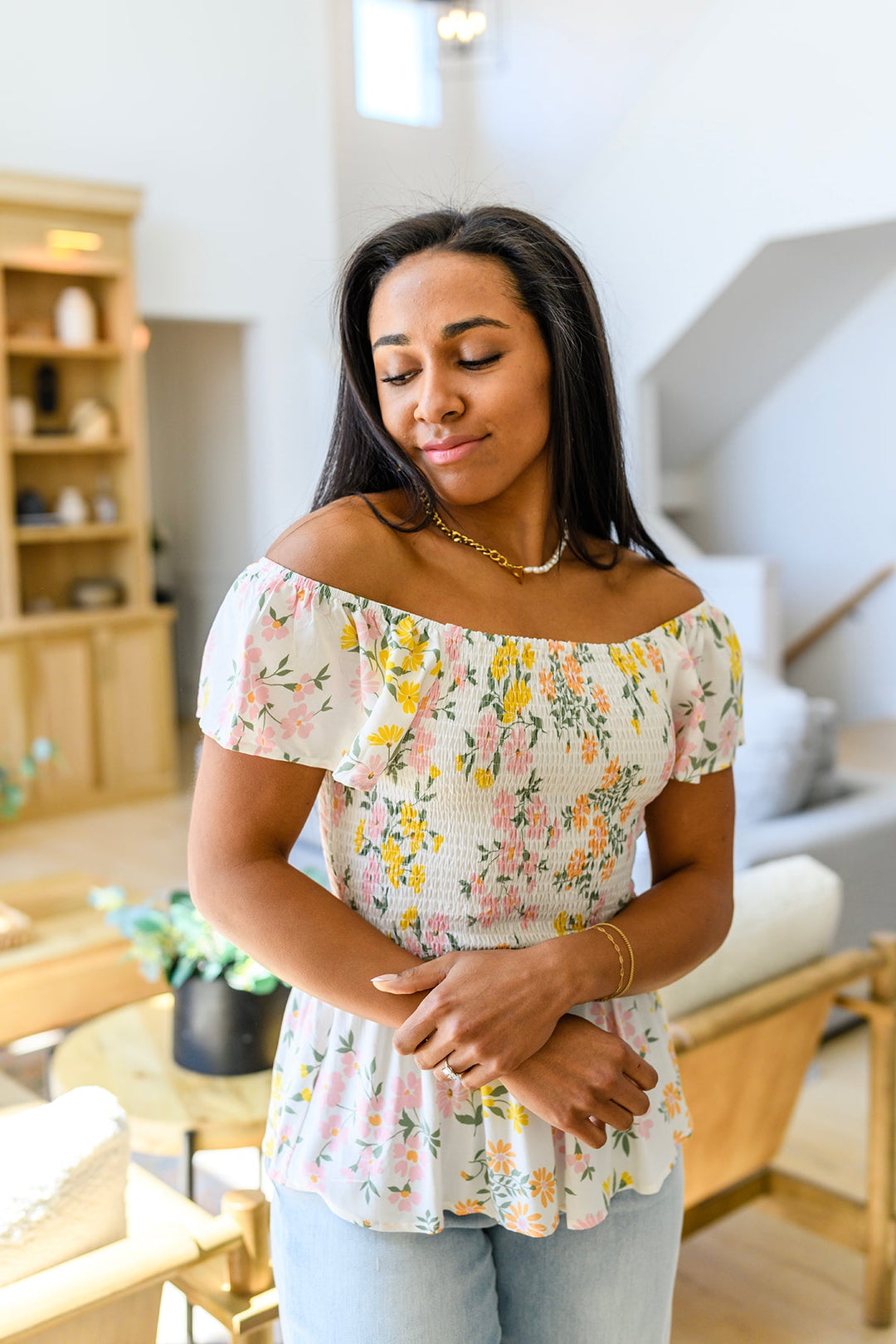 Constantly Cute Floral Top!