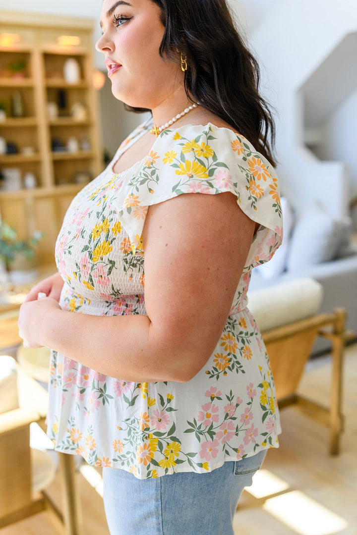 Constantly Cute Floral Top!