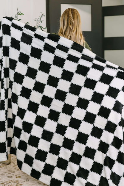 Cookies & Cream Checks Blanket