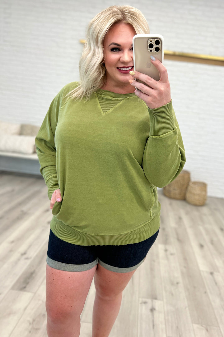 Hands Down Favorite Sweatshirt in Olive!