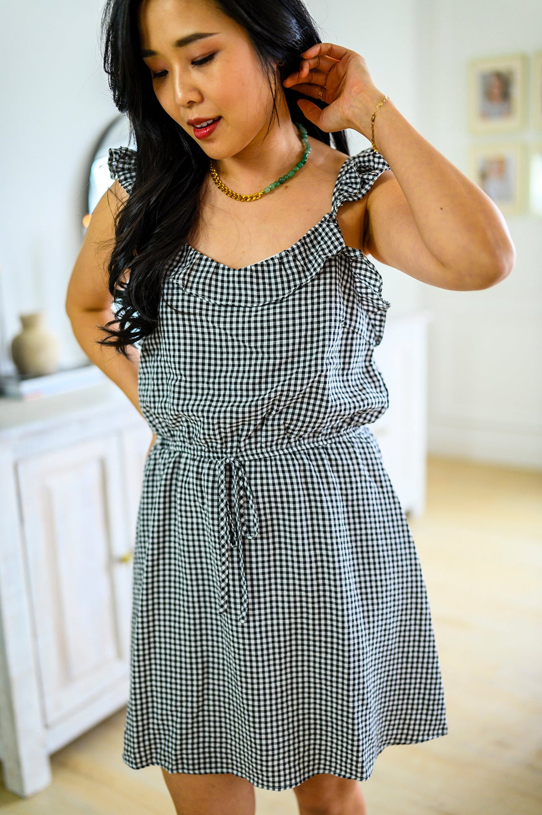 Day Date Gingham Dress!