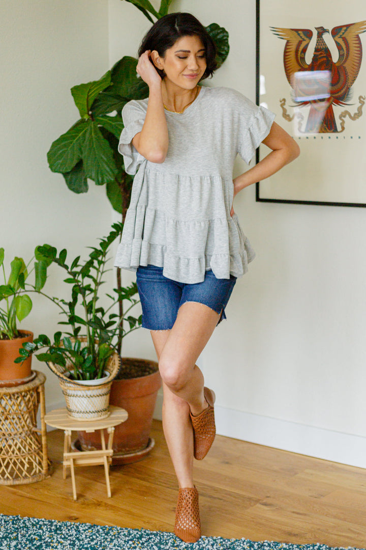 Endless Memories Tiered Babydoll Top!