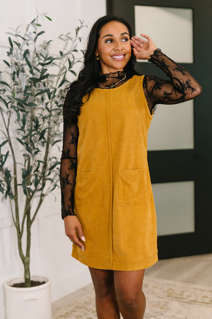 Next Level Patterned Layering Top in Black