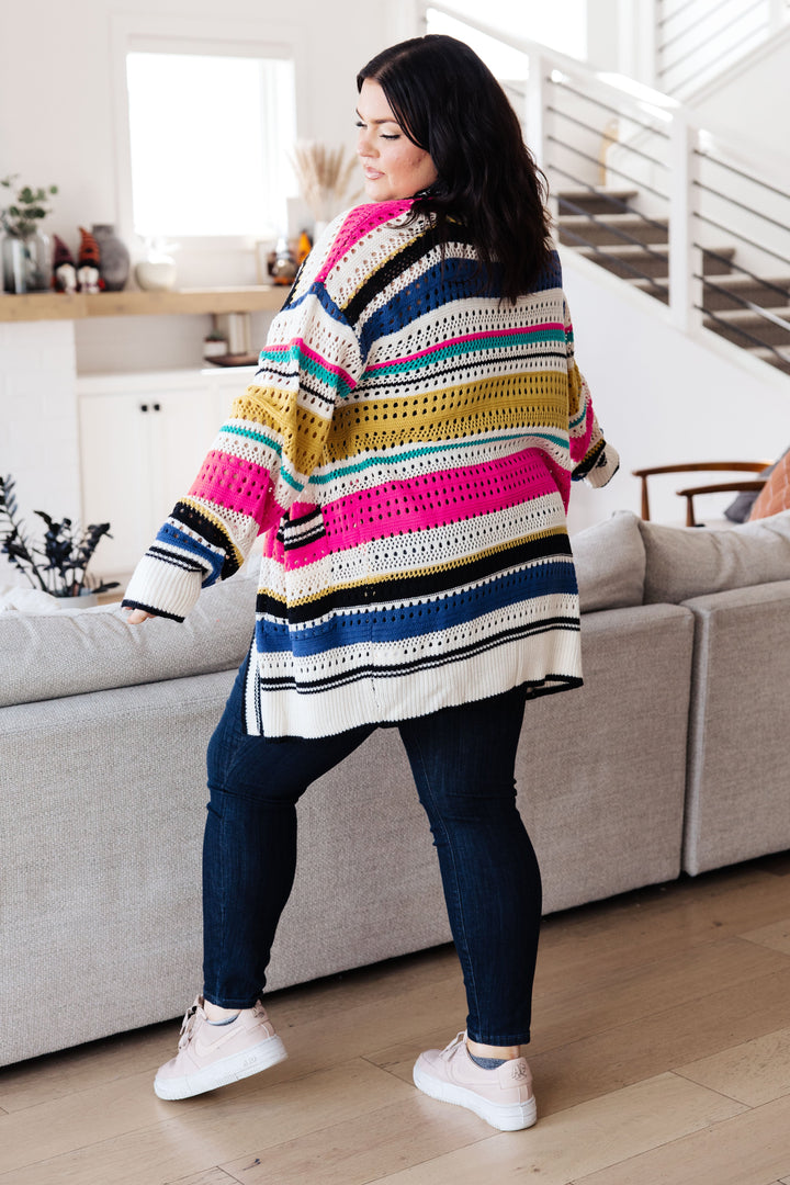 Felt Cute Striped Cardigan!