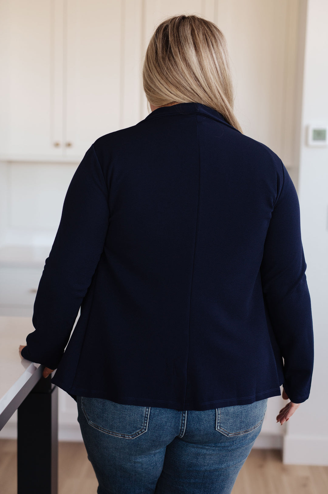 Fitted Blazer in Navy!