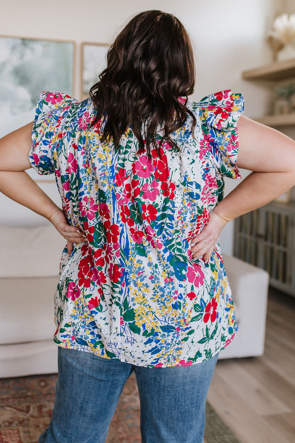 Floral Impressions Blouse!