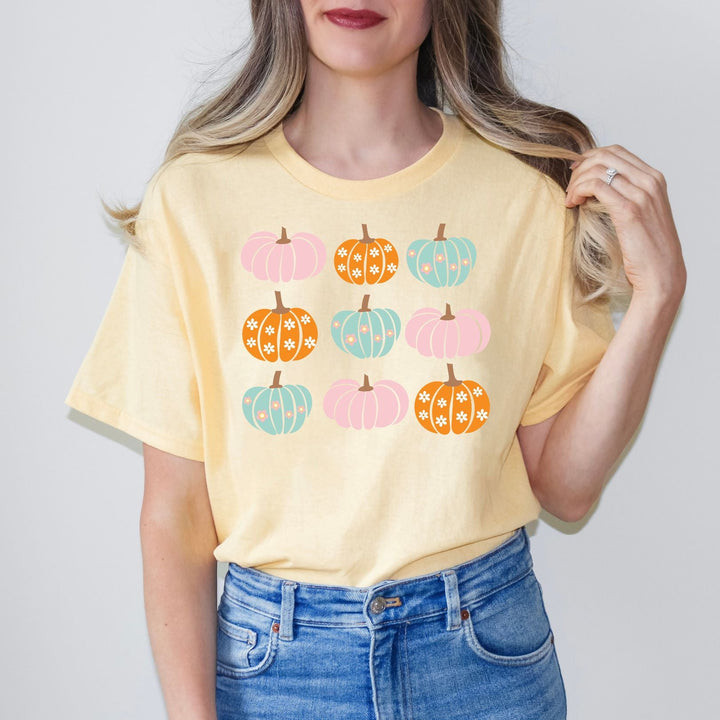 Cheerful Pumpkin Graphic Tee (Ships in 3-5 days)