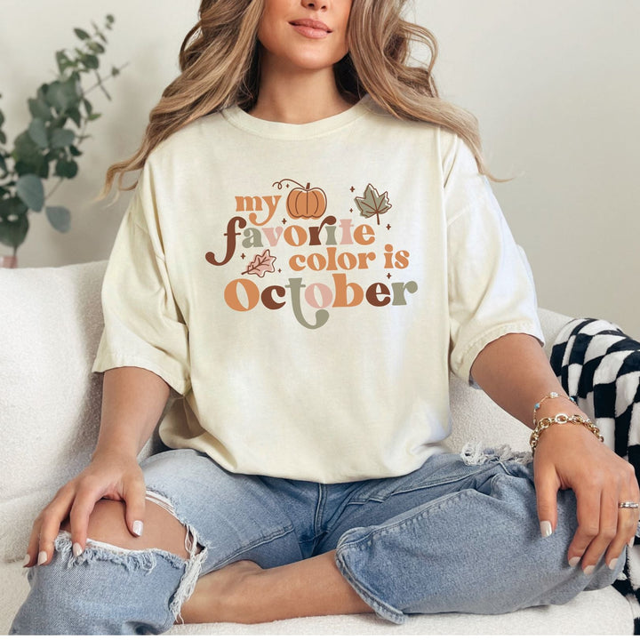 My Favorite October Graphic Tee (Ships in 3-5 days)