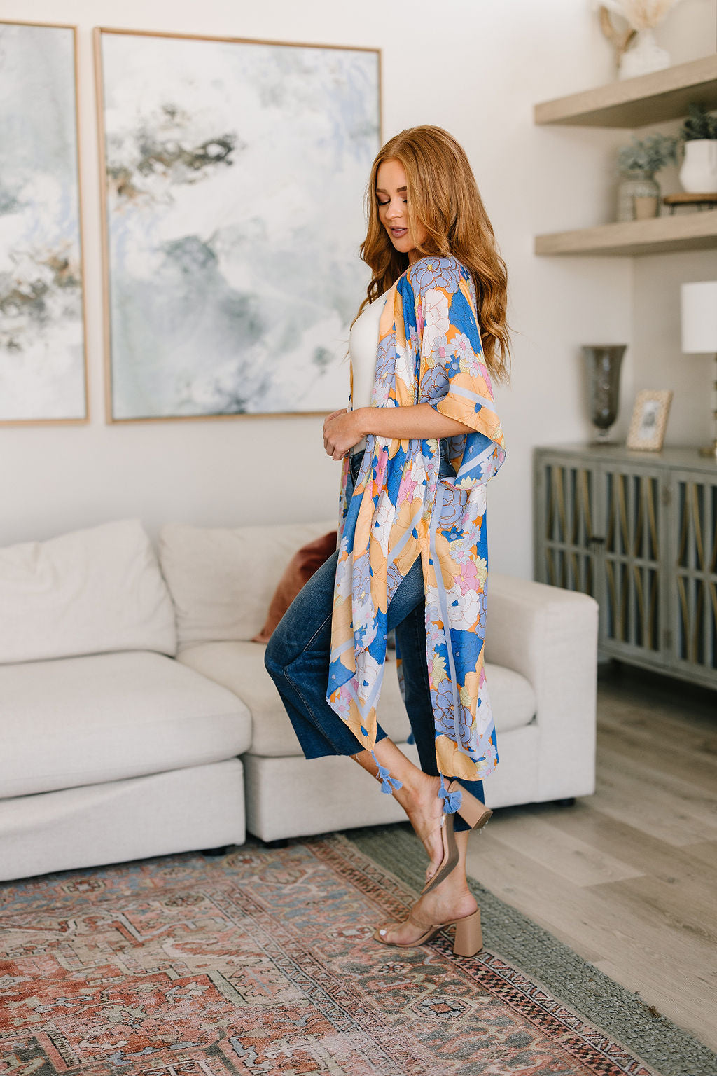 Island Living Floral Kimono!