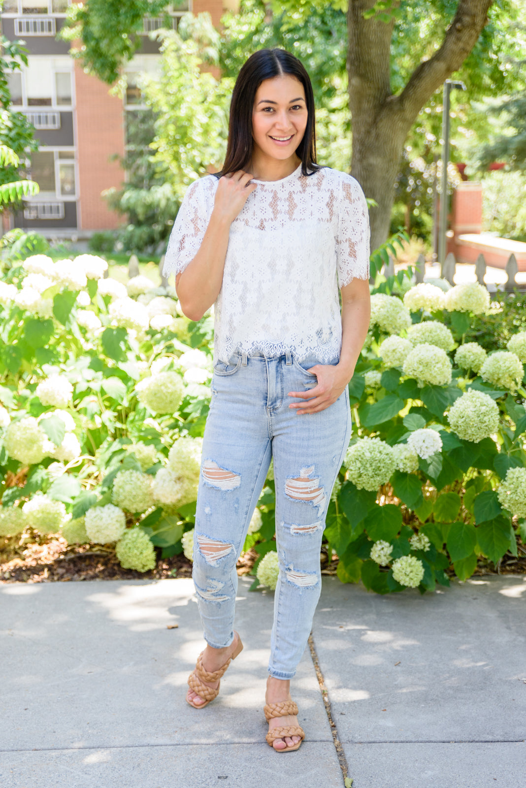 Lace of My Heart Top!