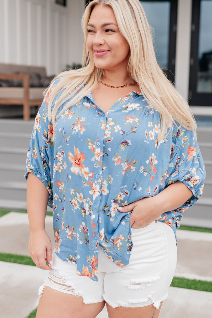 Lanikai Floral Button Down!