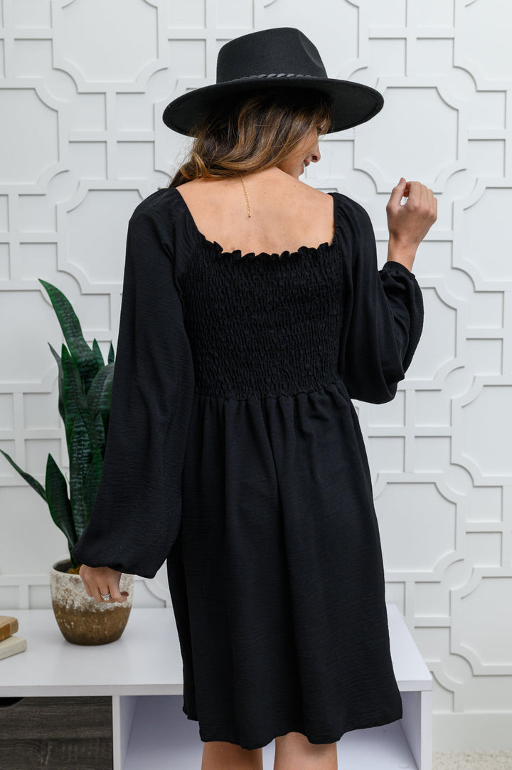 Love Like This Long Sleeve Dress in Black!