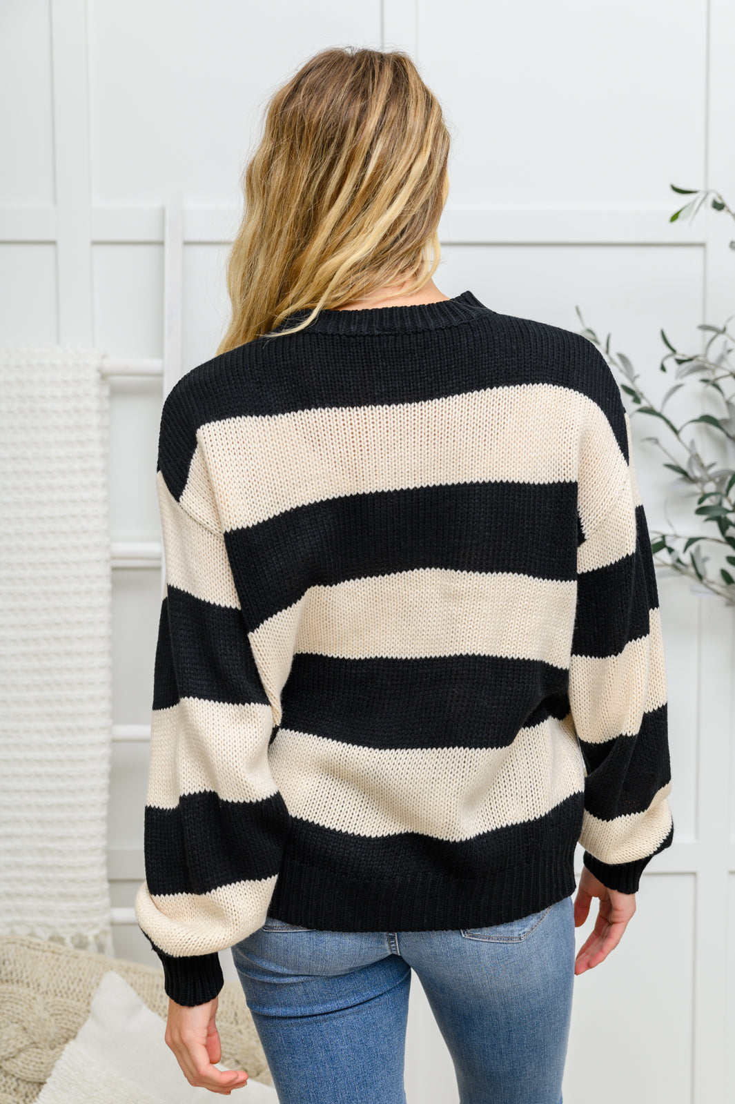 Lucky Strike Top in Black Stripe!