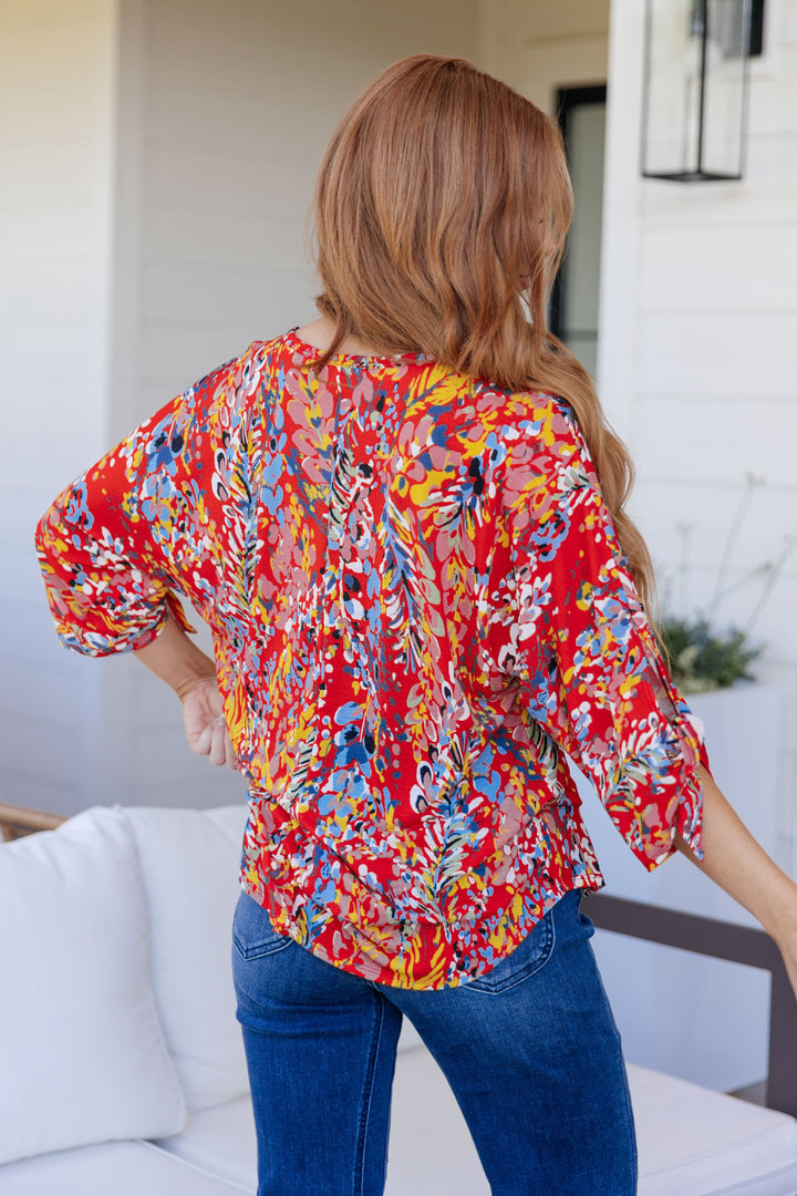 Not So Silly Keyhole Neckline Blouse!