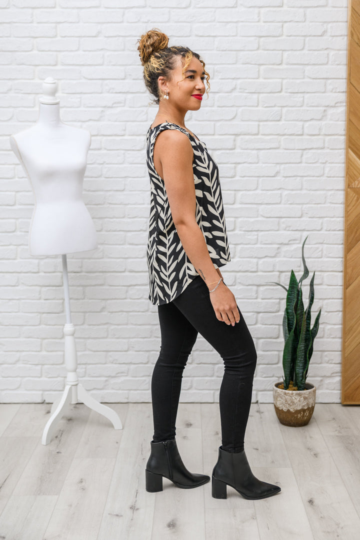 Office Talk Sleeveless Top!