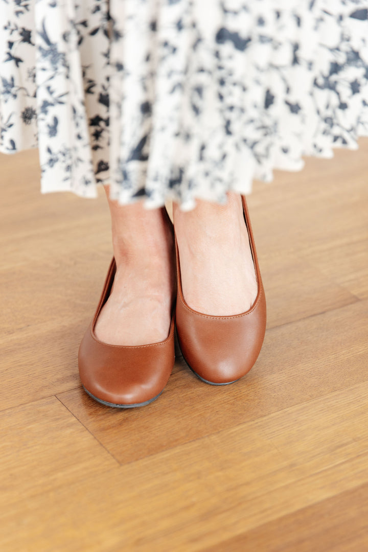 Soda Ballet Flats in Camel