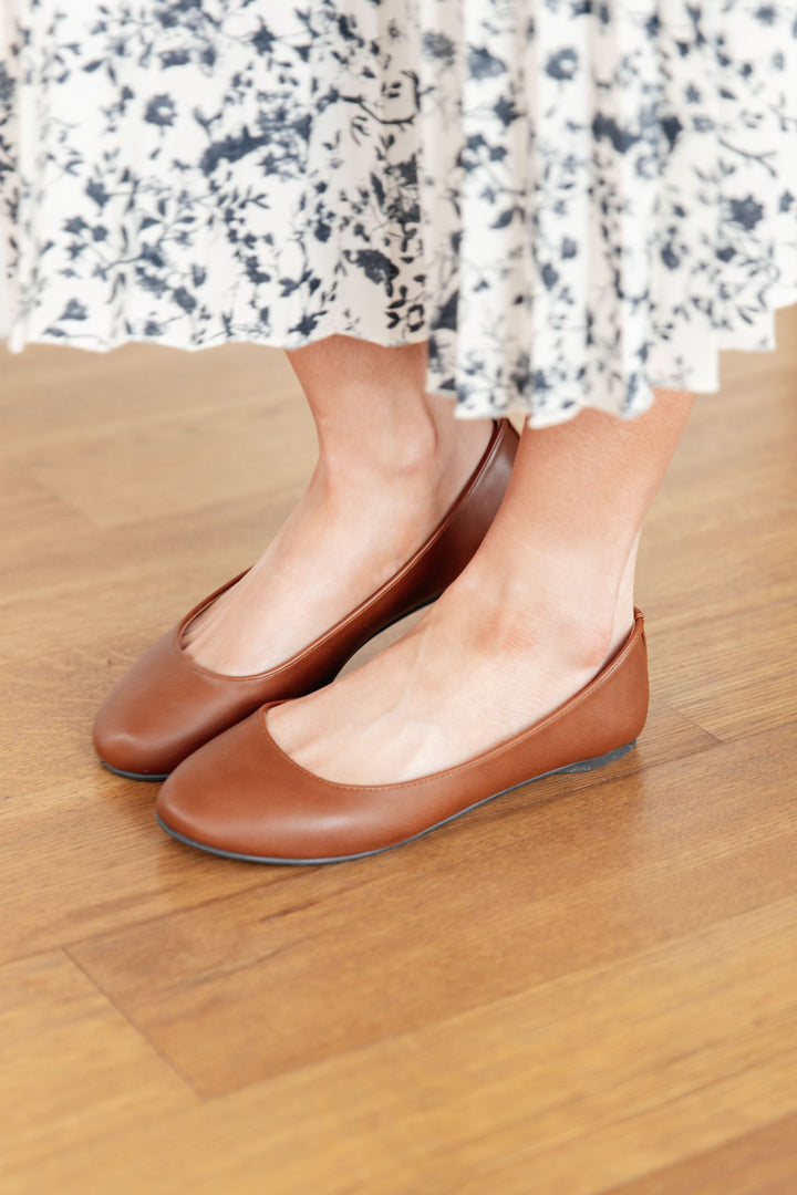 Soda Ballet Flats in Camel