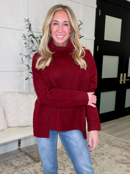 Envelop Me Turtleneck Sweater