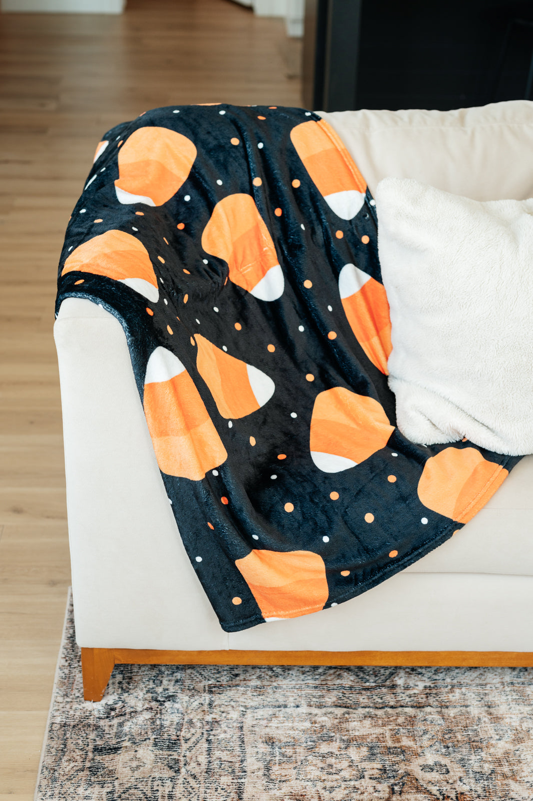 PREORDER: Halloween Fleece Blanket in Jumbo Candies (Ships late September)