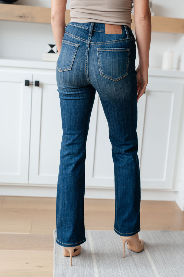 Judy Blue High Rise Pull On Slim Bootcut Jeans