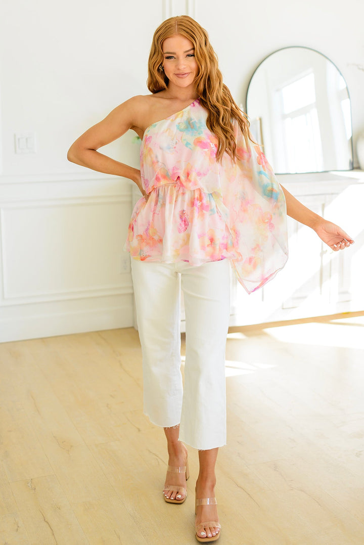 Rosaline Floral Peplum Blouse!