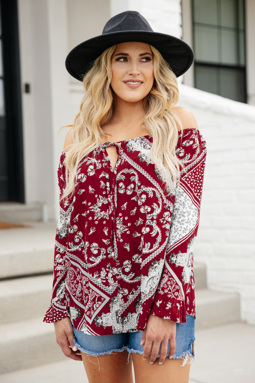 Runaway Top in Burgundy!