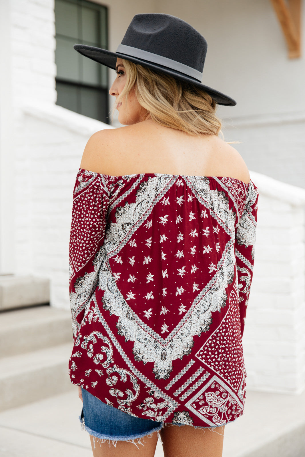 Runaway Top in Burgundy!