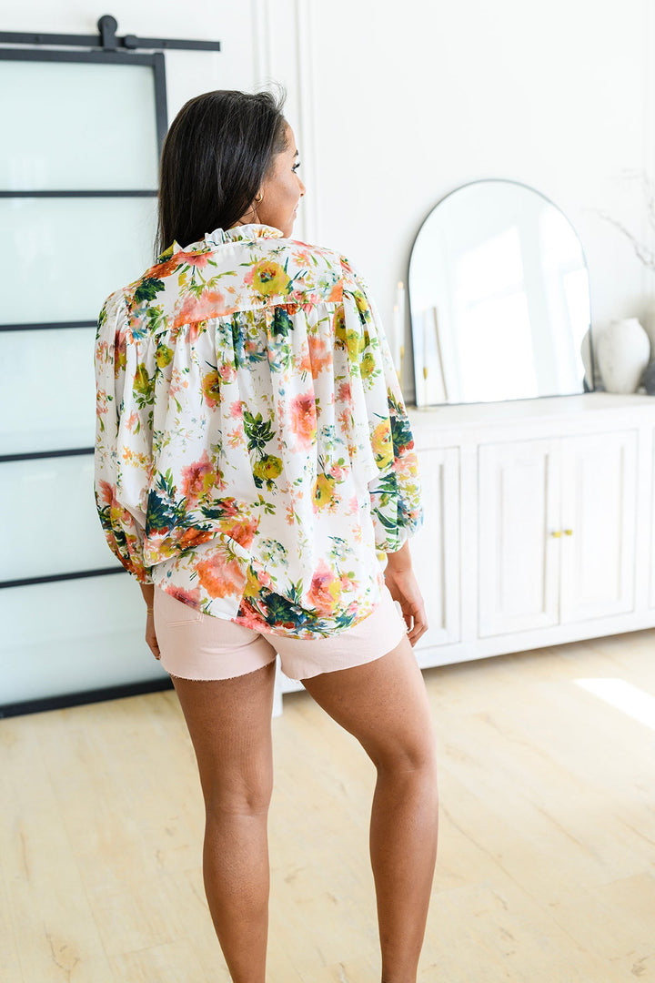 Spring Haiku Floral Blouse!