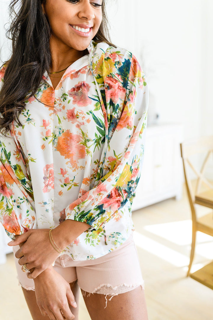 Spring Haiku Floral Blouse!