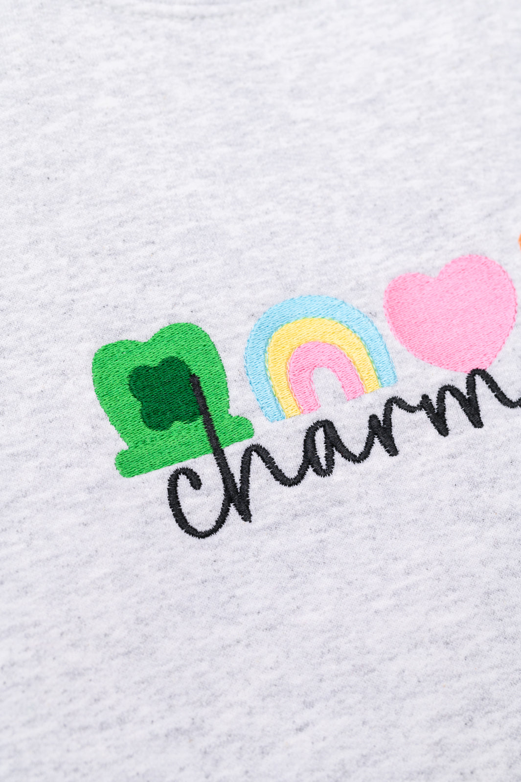 Charmed Embroidered Sweatshirt