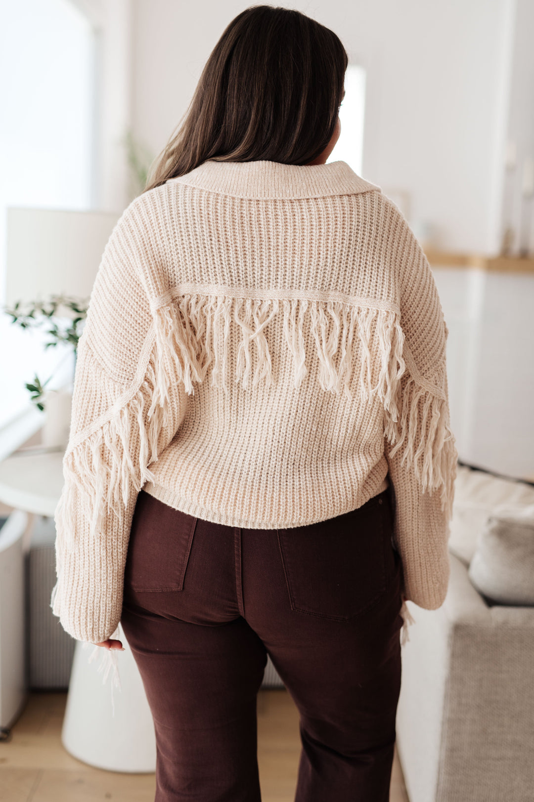 Sweet Surrender Fringe Sweater!