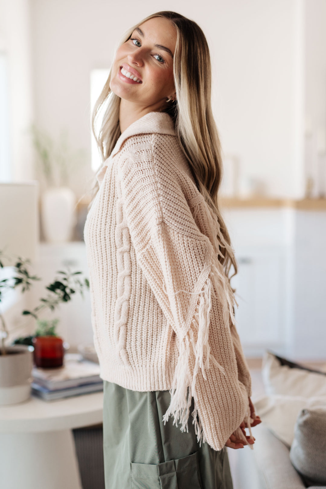 Sweet Surrender Fringe Sweater!