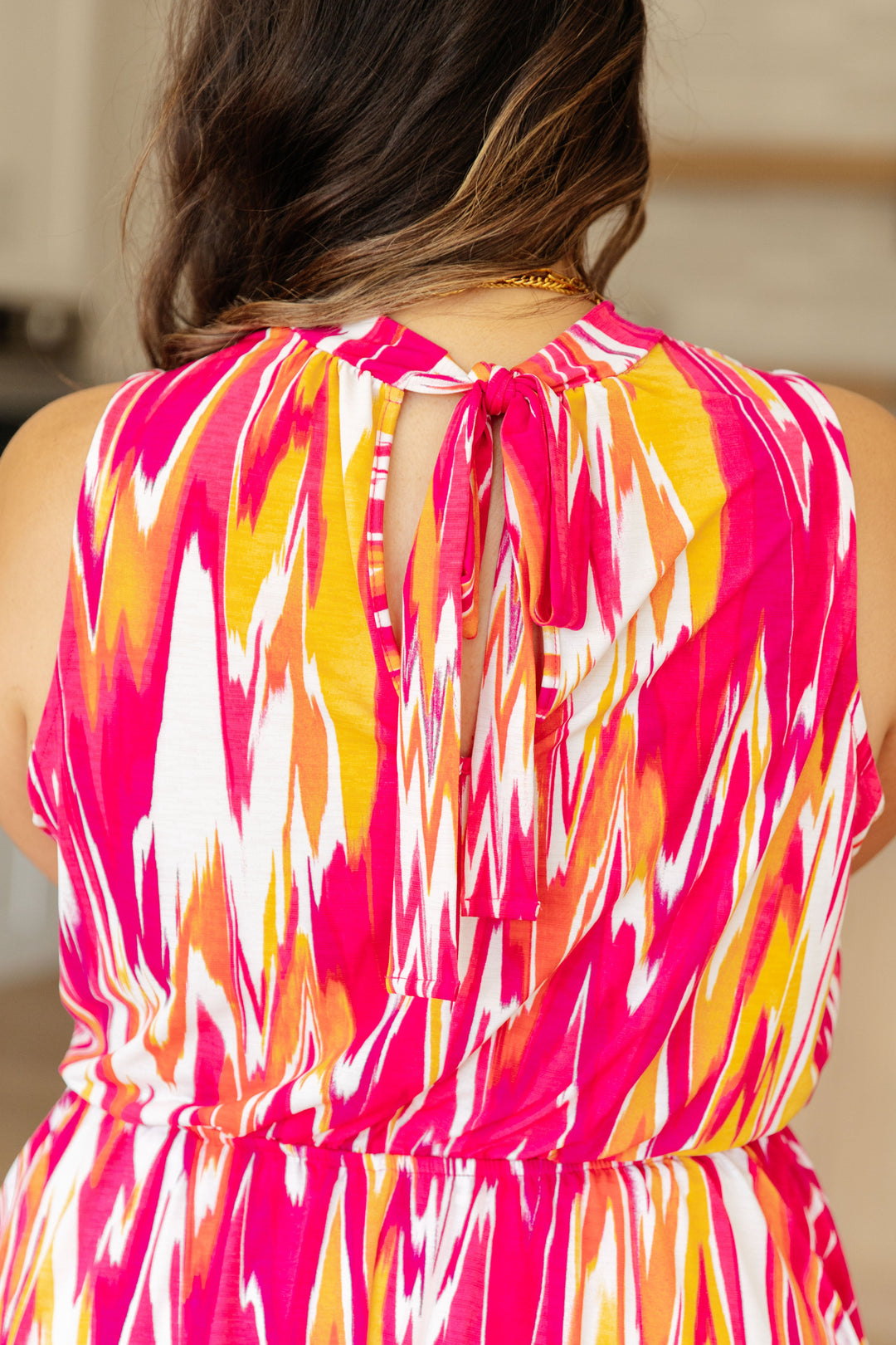 Tropical Punch Halter Dress!