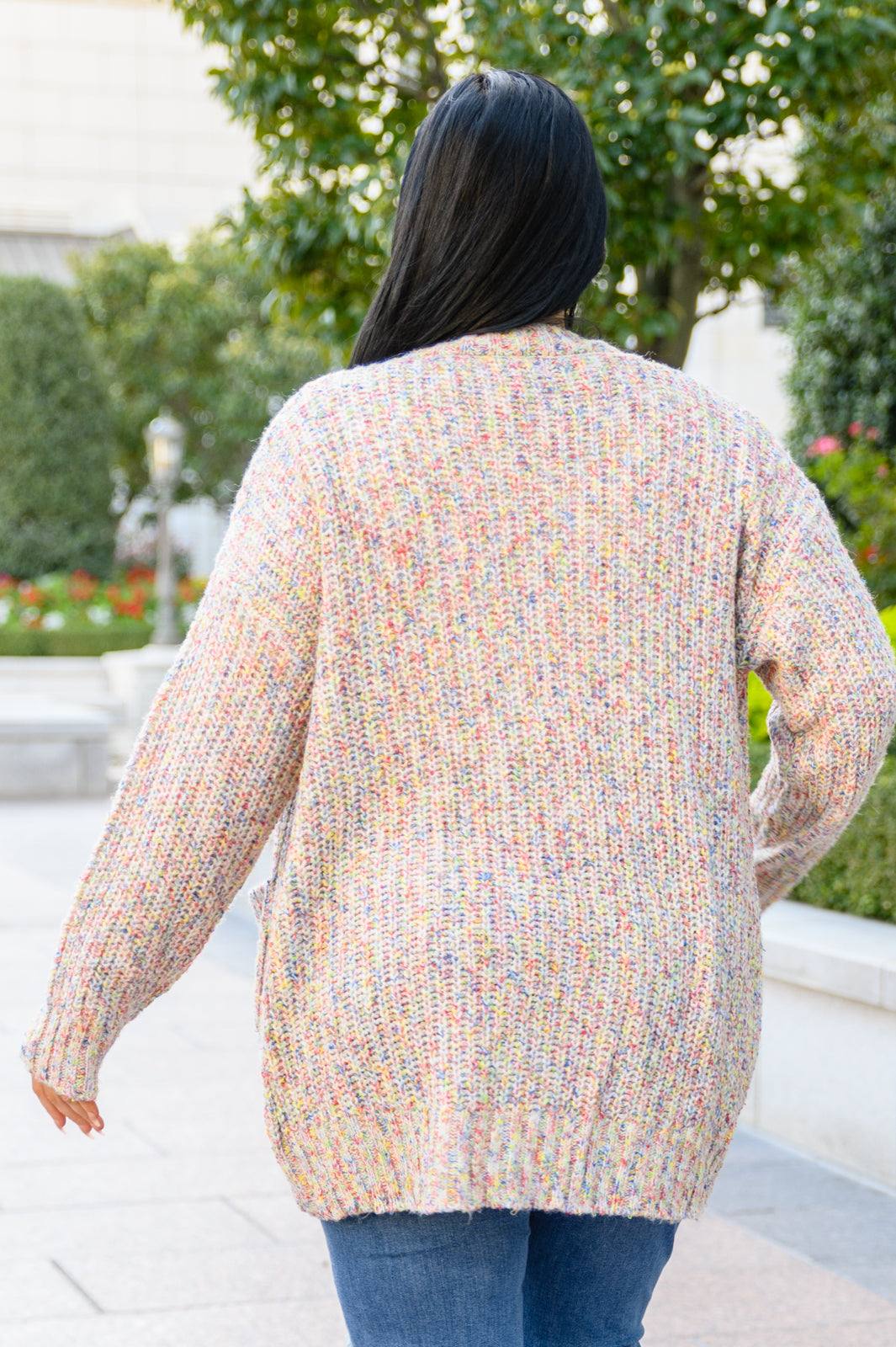 True Feelings Multi Color Mixed Thread Cardigan!