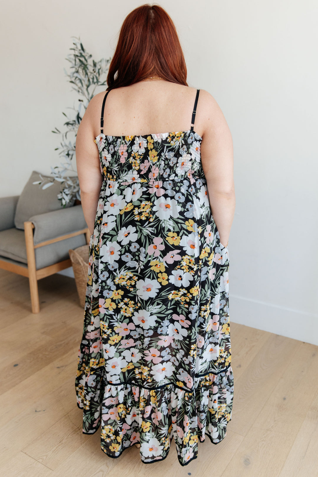 Up From the Ashes Floral Maxi Dress!