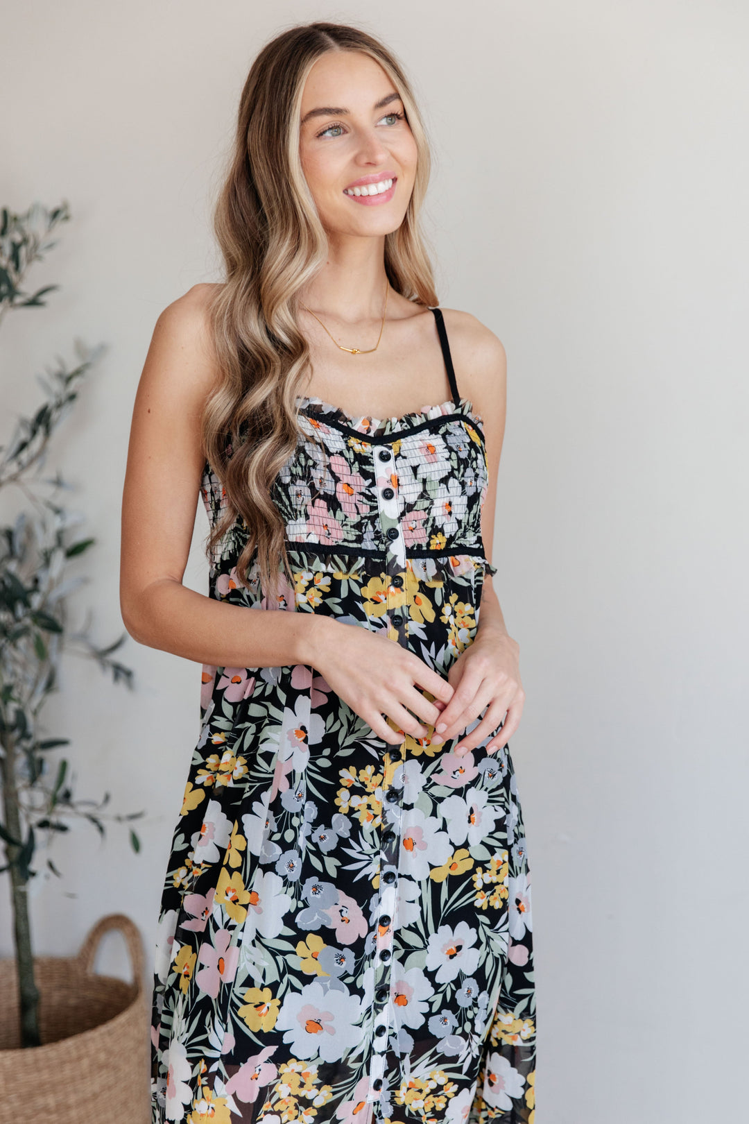 Up From the Ashes Floral Maxi Dress!