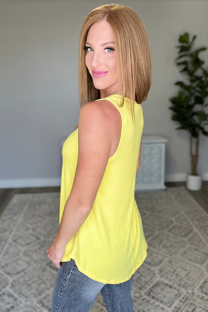 V-Neck Sleeveless Top in Yellow!