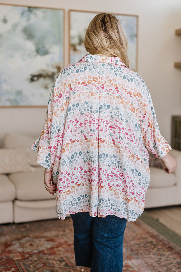 Wild Rainbow Blouse!