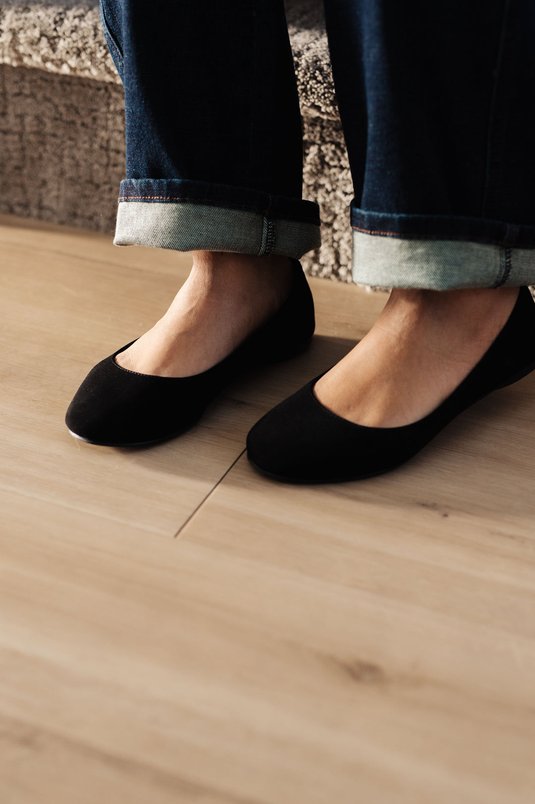 Soda Ballet Flats in Black