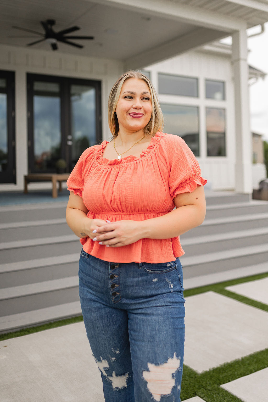 Don't Be Shy Off the Shoulder Blouse