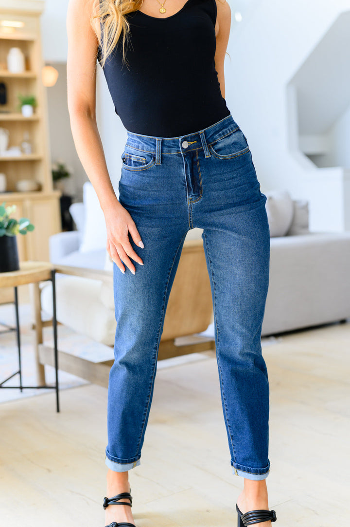 Judy Blue High Rise Boyfriend Jeans